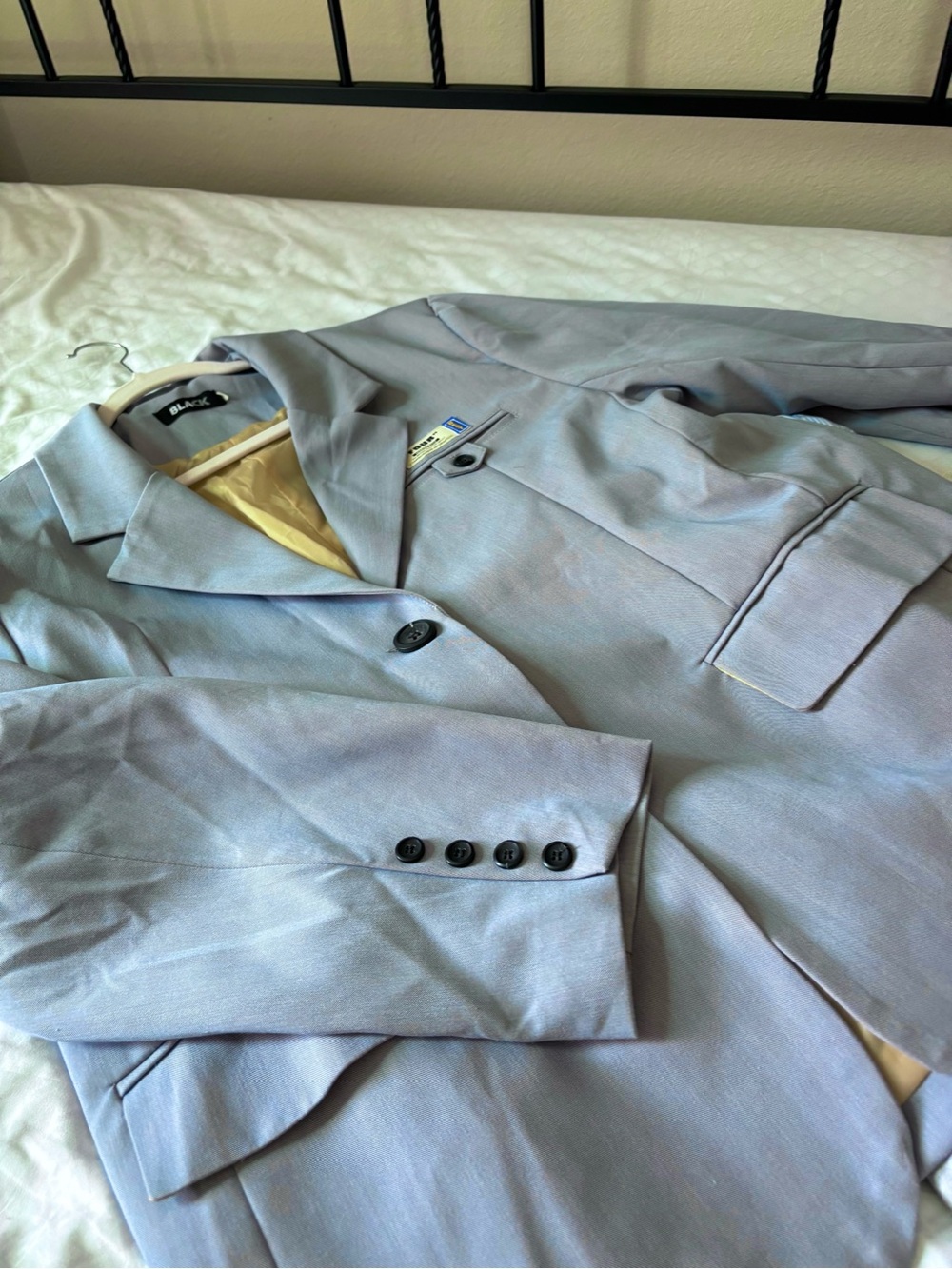 Black Brand Light Gray Women's Blazer